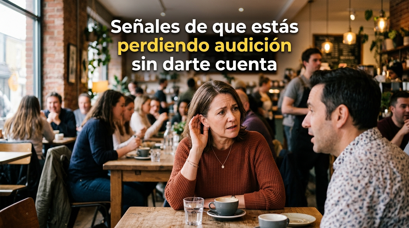 Señales de que estás perdiendo audición sin darte cuenta